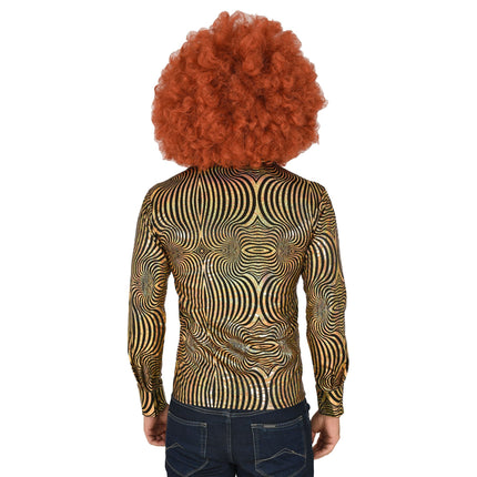 Blusa Disco 70S Oro Hombre