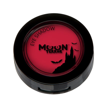 Moon Terror Sombra de Ojos de Halloween Rojo Sangre