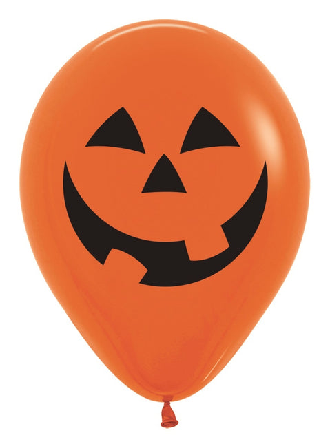 Globos Calabaza Naranja 30cm 25pcs