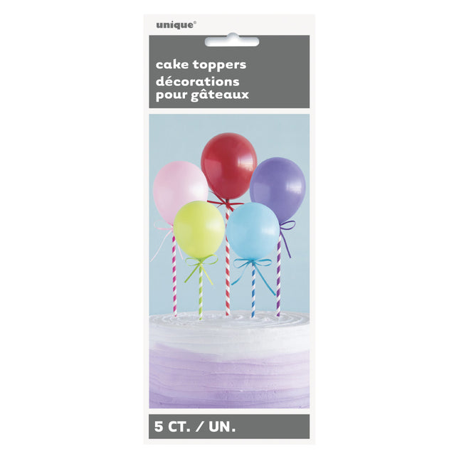 Cake toppers Globos 32.1cm 5pcs