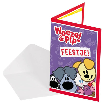 Woezel y Pip Invitaciones 8pcs