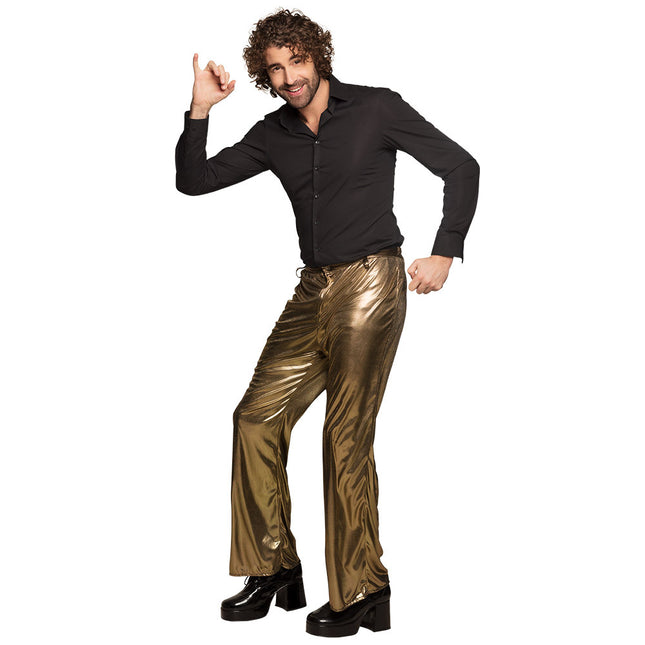 Pantalón Disco Dorado M/L