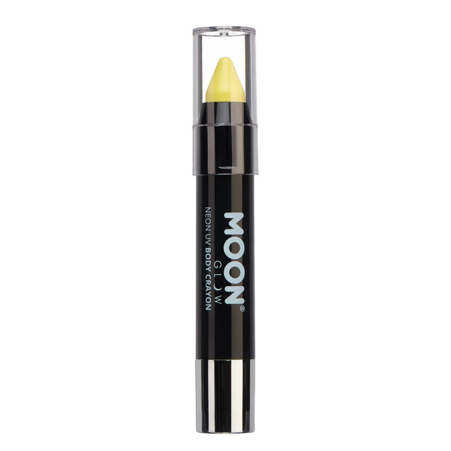 Moon Glow Pastel Neon UV Body Crayons Amarillo Pastel 3.2g