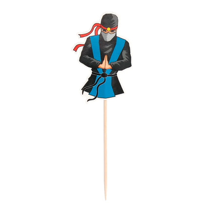 Ninja Cake topper 5 piezas