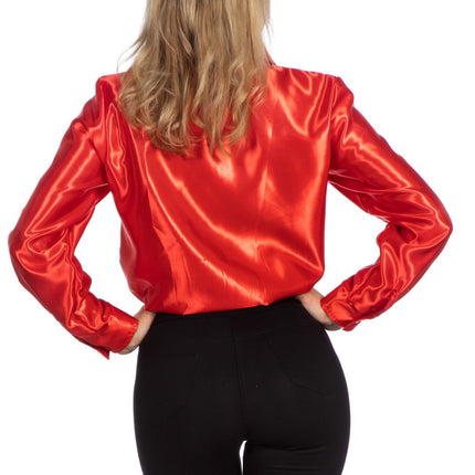 Blusa Disco Volantes Rojo