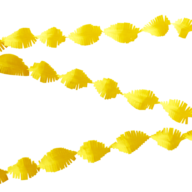 Guirnaldas Amarillas Crepe 6m