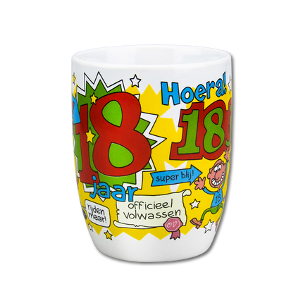 Taza 18 Años 12cm