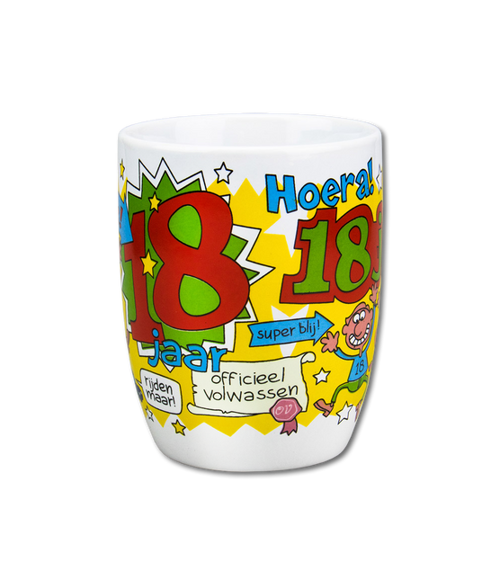 Taza 18 Años 12cm