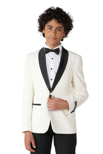 Niño esmoquin blanco Adolescente OppoSuits