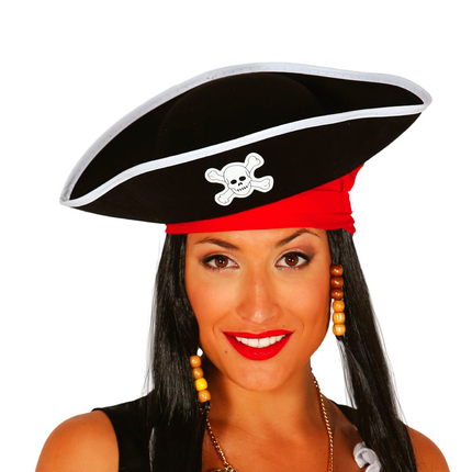 Sombrero pirata negro