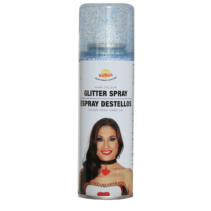 Spray para el pelo Purpurina Azul 125ml