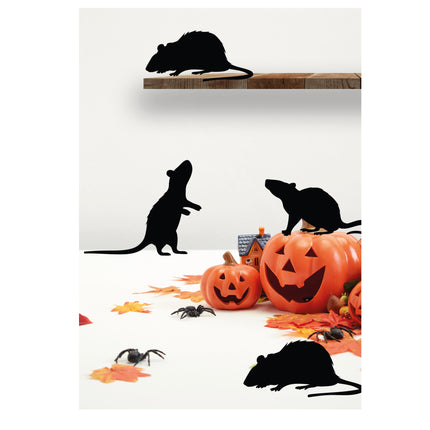 Decoración de mesa de Halloween Ratas