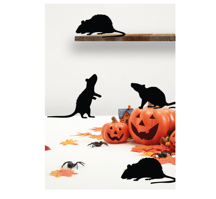 Decoración de mesa de Halloween Ratas