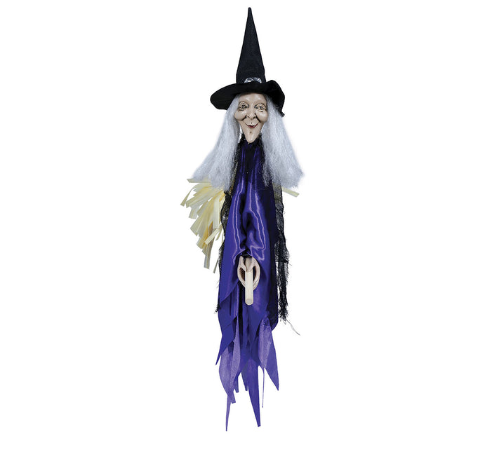 Halloween Decoración Colgante Bruja 60cm