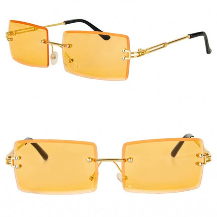 Gafas Rectángulo Naranja