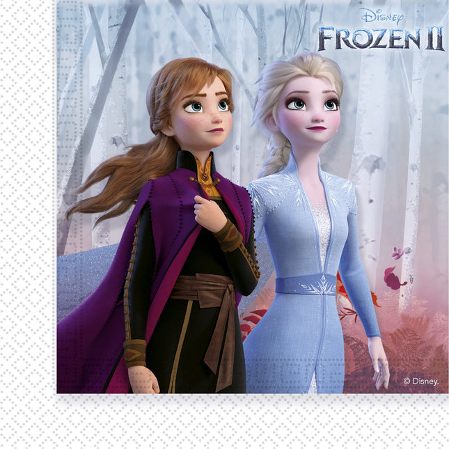 Frozen 2 Servilletas 33cm 20uds.