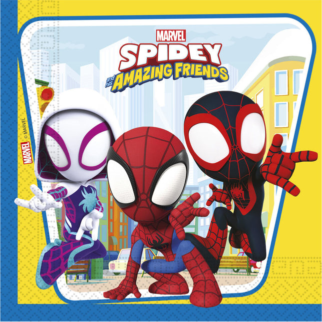 Servilletas Spidey 33cm 20pcs