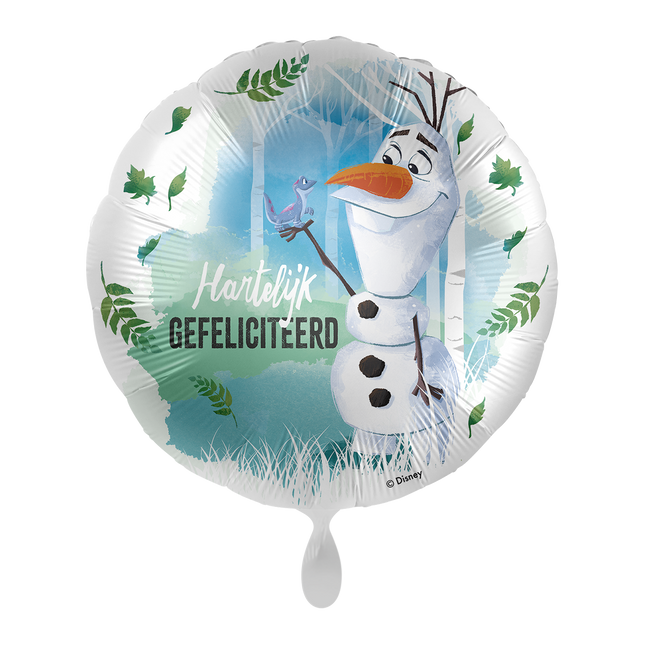 Globo de Helio Frozen Olaf Vacío 43cm