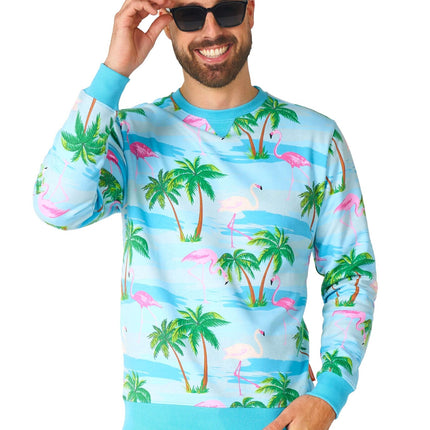 Jersey Hawaii Flamingo Hombre OppoSuits