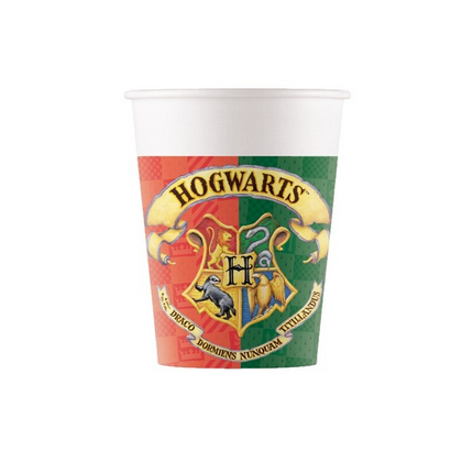 Vasos Harry Potter 200ml 8uds.