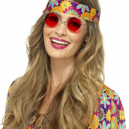 Gafas Hippie Rojo