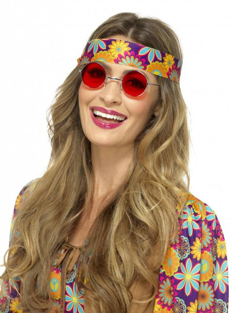 Gafas Hippie Rojo