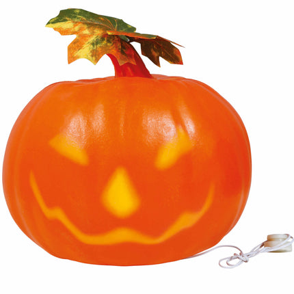 Decoración de Mesa Halloween Calabaza Con Luz 23cm