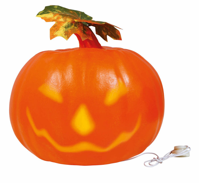 Decoración de Mesa Halloween Calabaza Con Luz 23cm