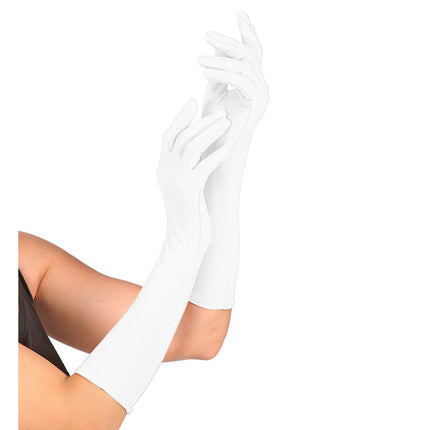 Guantes blancos 37cm