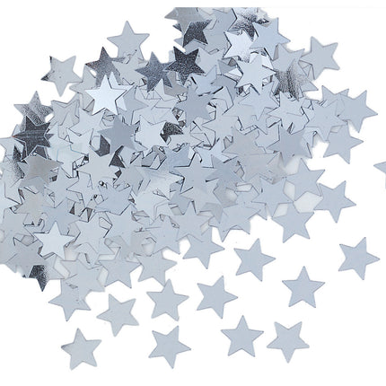 Confeti Estrellas Plata 10,2cm