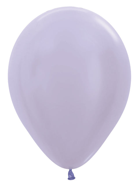 Globos Perla Lila 30cm 50pcs