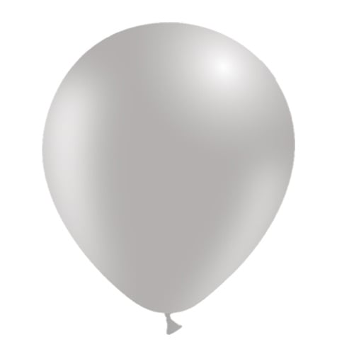 Globos Grises 30cm 10pcs