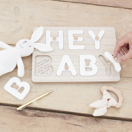 Libro de visitas Hey Baby Puzzle 12.2cm