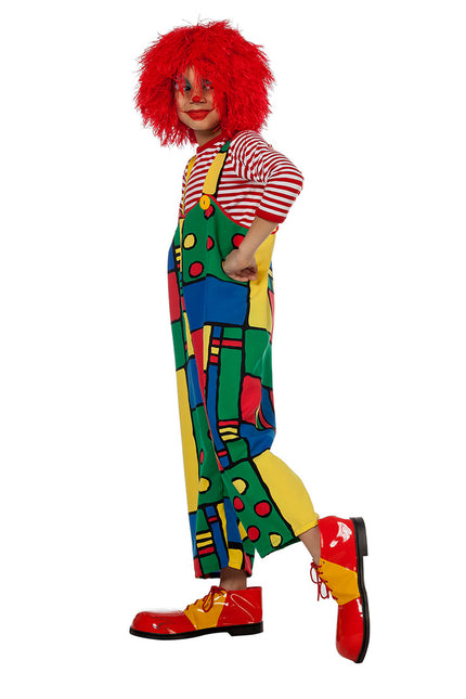 Traje de payaso Mondrian Niño