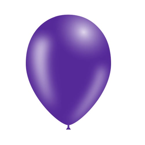 Globos Morados 25cm 10uds