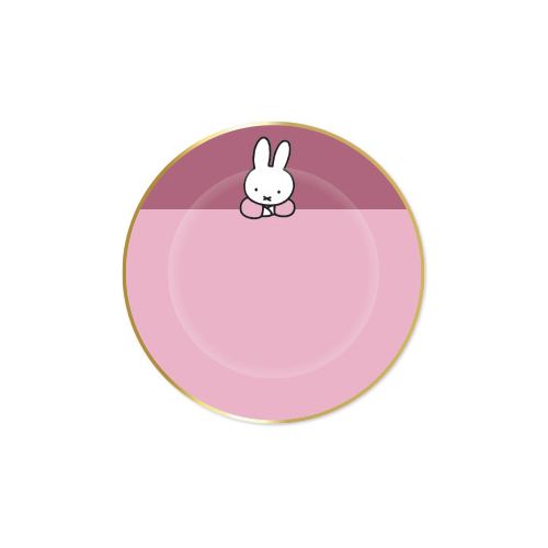 Miffy Platos Rosa Claro 18cm 8pcs