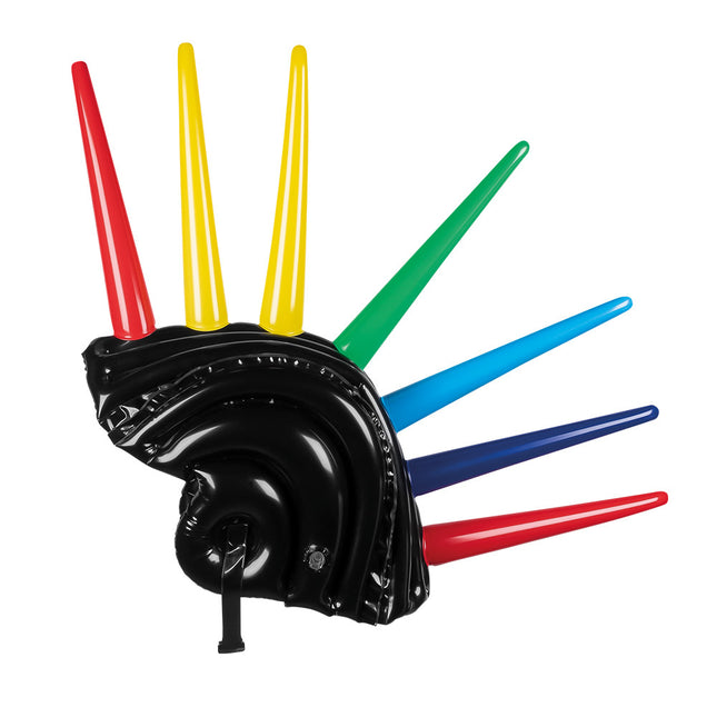 Casco inflable de pinchos 52cm