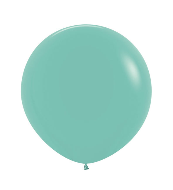 Globos Aquamarina 61cm 10pcs