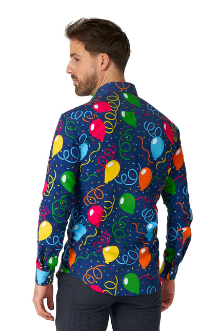 Fiesta Globos Camisa Hombre Suitmeister