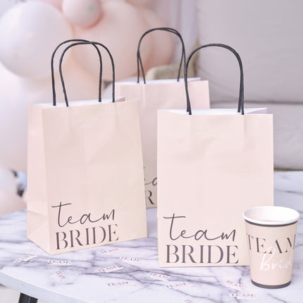 Bolsas de Fiesta de Boda Equipo Novia 16cm 5pcs