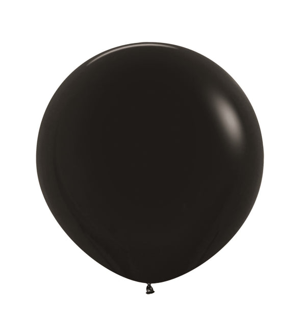 Globos Negro 61cm 10pcs