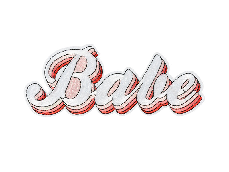 Emblema de hierro Babe 20cm