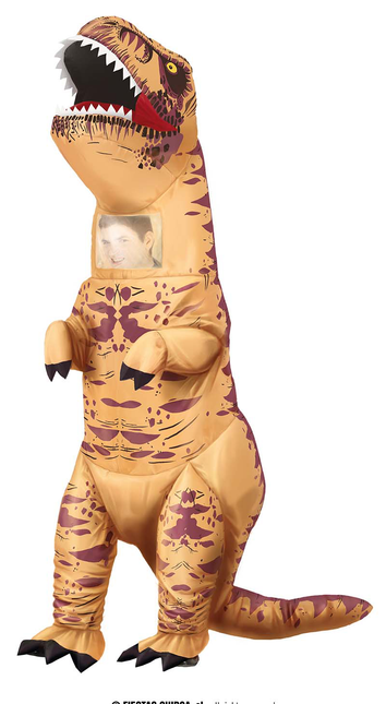 Traje de dinosaurio hinchable L