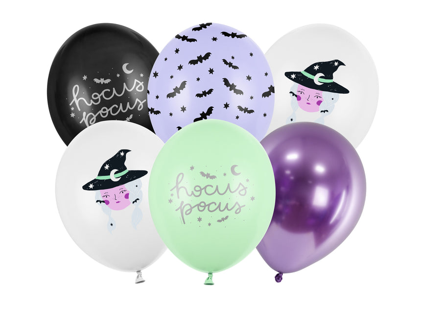 Globos de Halloween Hocus Pocus 30cm 50pcs