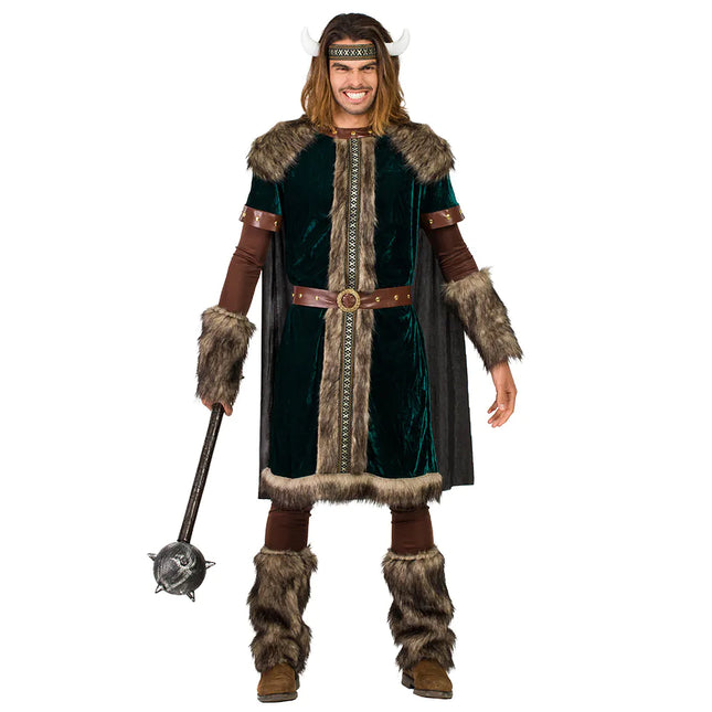 Disfraz de Vikingo Verde Hombre