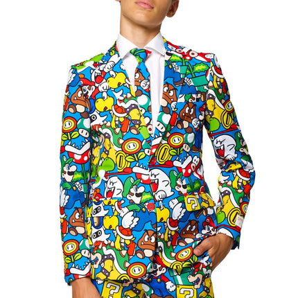 Super Mario Traje Niño Adolescente OppoSuits