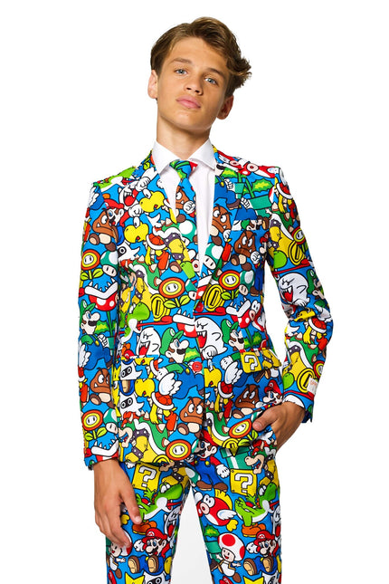 Super Mario Traje Niño Adolescente OppoSuits