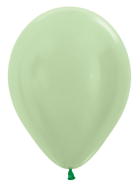 Globos Verde Perla 30cm 50pcs