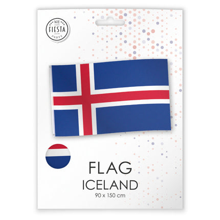 Bandera Islandia 1,5 m