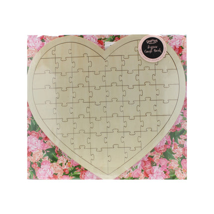 Libro de visitas Puzzle Corazón 42cm